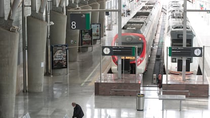 La estación de Málaga en una imagen de archivo de 2021.