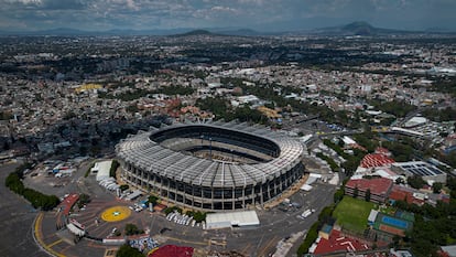 Estadio Azteca en alcaldía Tlalpan, el 4 de agosto.