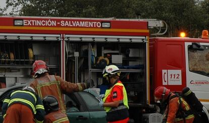 Un equipo de bomberos, en una imagen de archivo.