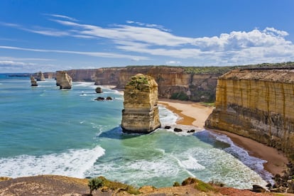 Vista de 'Los Doce Apóstoles' del Parque Nacional Port Campbell en Australia.