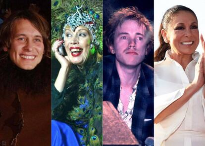 Mark Owen, María Jiménez, Jonnhy Rotten e Isabel Pantoja: cuatro artistas, del pop al punk pasando por el folclore, unidos a los 'reality shows'.