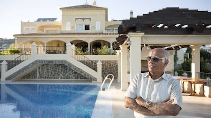 The Kuwaiti Salem Al Marzouk in his Marbella home.