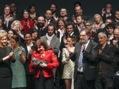  La actriz Concha Velasco recibe el Goya de Honor, en la tradicional fiesta de los nominados de los Premios Goya.