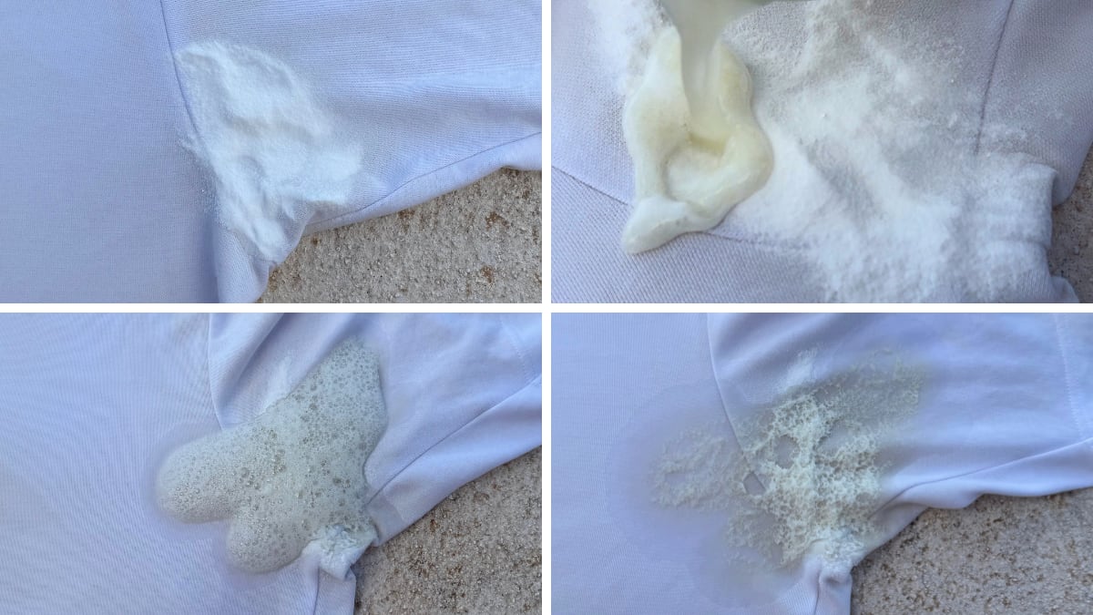 Bicarbonato y limón: una combinación ideal para quitar las manchas de sudor de la ropa blanca.
