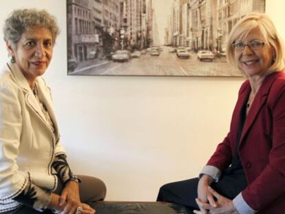 Elena Terol (derecha) directora de ExcellentSearch, junto a Eva Levy, directora de la divisi&oacute;n Mujeres en Consejo de Administraci&oacute;n y Alta Direcci&oacute;n de esta consultora.