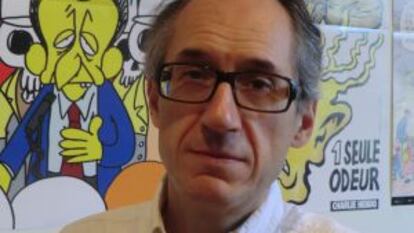 Gérard Biard, redactor en cap del setmanari francès 'Charlie Hebdo'.