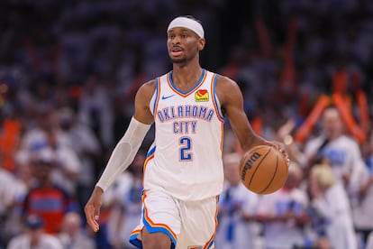 Shai Gilgeous-Alexander, en el partido de este martes.