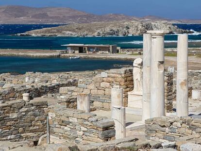 La diminuta y casi desconocida isla griega de Delos.