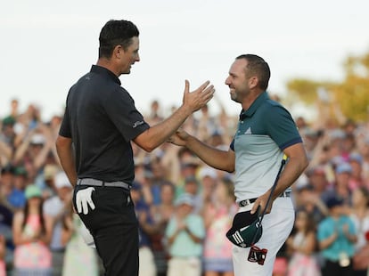 Rose felicita a García por su victoria, en uno de los Masters más igualados de los últimos tiempos.