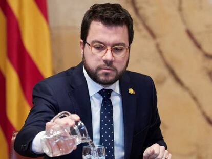 El vicepresidente de la Generalitat, Pere Aragonés.