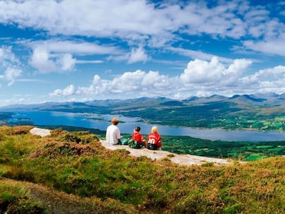 Vistas de la bahía de Kenmare, en el condado de Kerry (Irlanda).