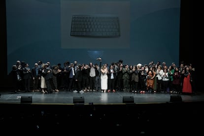 Ceremonia del Premio Gabo 2025, este sábado, en Bogotá.