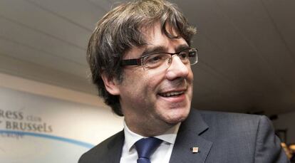 Carles Puigdemont en Bruselas.