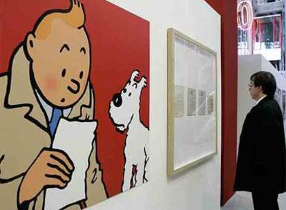 Exposición sobre el dibujante Hergé, el padre de Tintín, con motivo del centenario de su nacimiento.