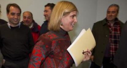 La alcaldesa, María José García Pelayo (PP) .