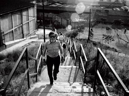 El escritor Francisco Candel en 1977. 