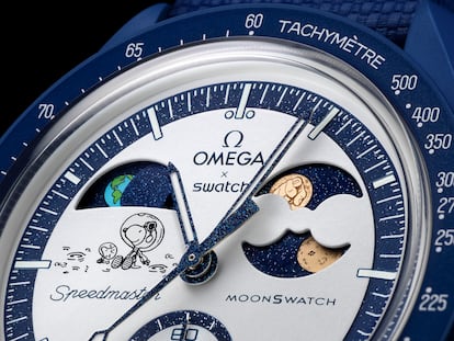 MoonSwatch EarthPhase Moonshine Omega