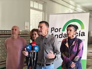 El coordinador federal de IU y candidato de Por Andalucía a la presidencia de la Junta, Antonio Maíllo, el pasado 28 marzo.