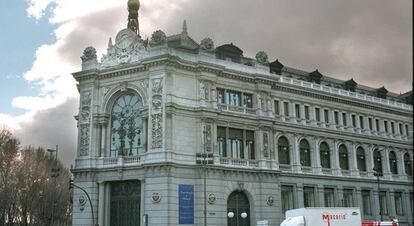 Fachada del Banco de Espa&ntilde;a.