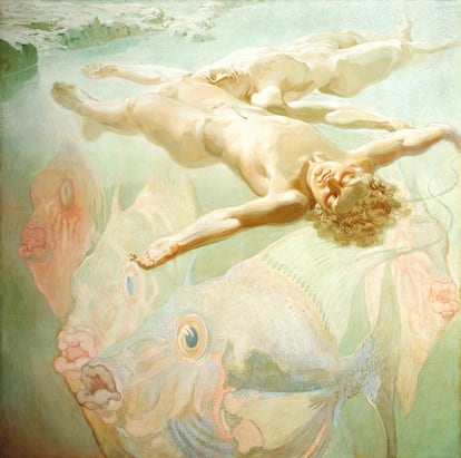 'Poema del Atlántico: Mar en reposo' (1923), de Néstor Martín-Fernández de la Torre.