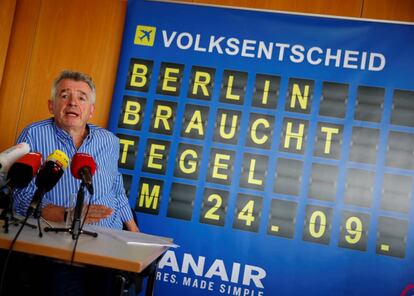 El consejero delegado de Ryanair, Michael O’Leary.
