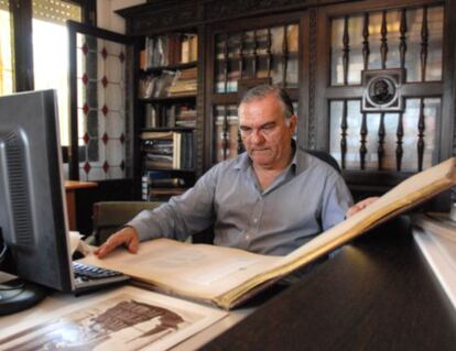 Juan Antonio Fern&aacute;ndez Rivero, at his M&aacute;laga home. 