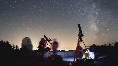 Vista desde el observatorio de Calar Alto en Almer&iacute;a. 