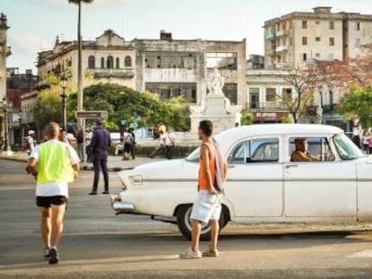 Uma rua de Havana.