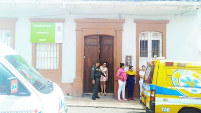 Fachada de la Fundaci&oacute;n Peces Vivos de Ibagu&eacute;. 