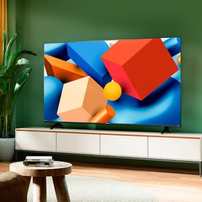 Artículo de EL PAÍS Escaparate que describe las ventajas de comprar una smart TV Hisense de 58 pulgadas en oferta