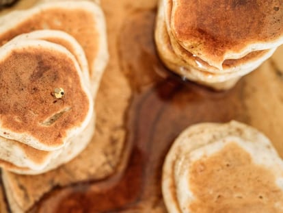 'Pancake Canyon', un cañón recreado por Erin Sullivan con tortitas y sirope de arce.