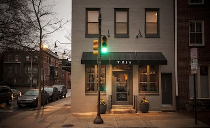 Exterior del restaurante Tria, en Filadelfia.