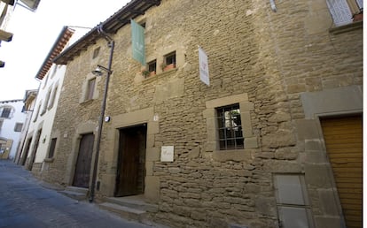 La casa museo Jacint Verdaguer en Folgueroles, Barcelona.