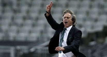 Jorge Jesús, técnico del Sporting de Lisboa.