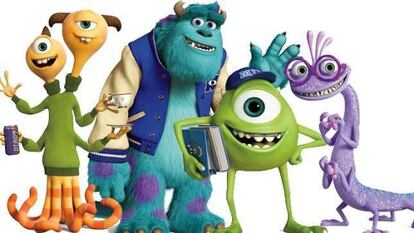 Los personajes de &#039;Monstruos University&#039;.