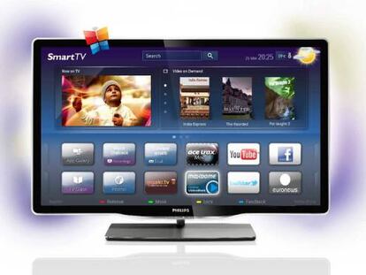 La etiqueta Smart TV garantiza la conexi&oacute;n a la Red.