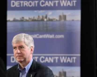 Rick Snyder, gobernador del estado de Michigan.