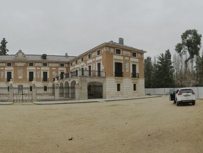 Exterior de la Casa del Labrador, en Aranjuez (Madrid), en febrero de 2021.