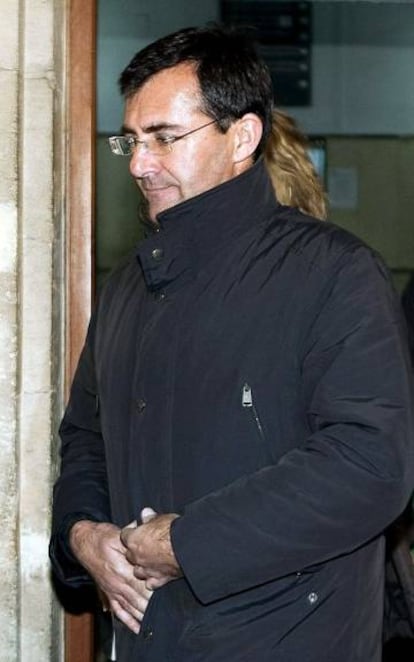 Miquel Nadal, en lo juzgados de Palma de Mallorca en 2012.