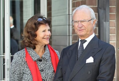 Los reyes de Suecia, Carlos Gustavo y Silvia.