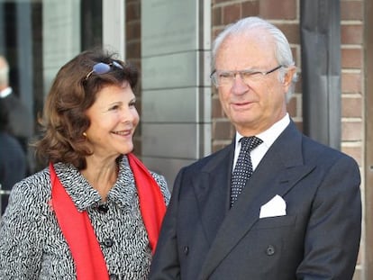 Los reyes de Suecia, Carlos Gustavo y Silvia.