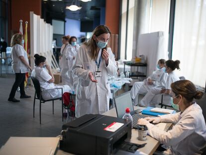 The Princess Hotel in Barcelona is being used by Hospital del Mar to quarantine patients who have been discharged but cannot self-isolate at home.