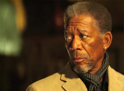 Morgan Freeman, en un fotograma de la película <i>El código,</i> de Mimi Leder.