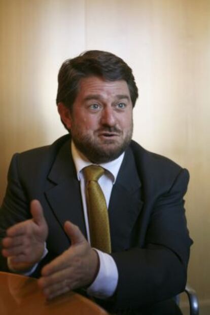 Claudio Orrego, alcalde de Peñalolén, a finales de septiembre en Madrid.