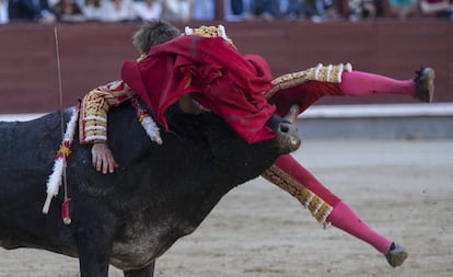 Manuel Escribano, cogido por su segundo toro el pasado 30 de mayo.