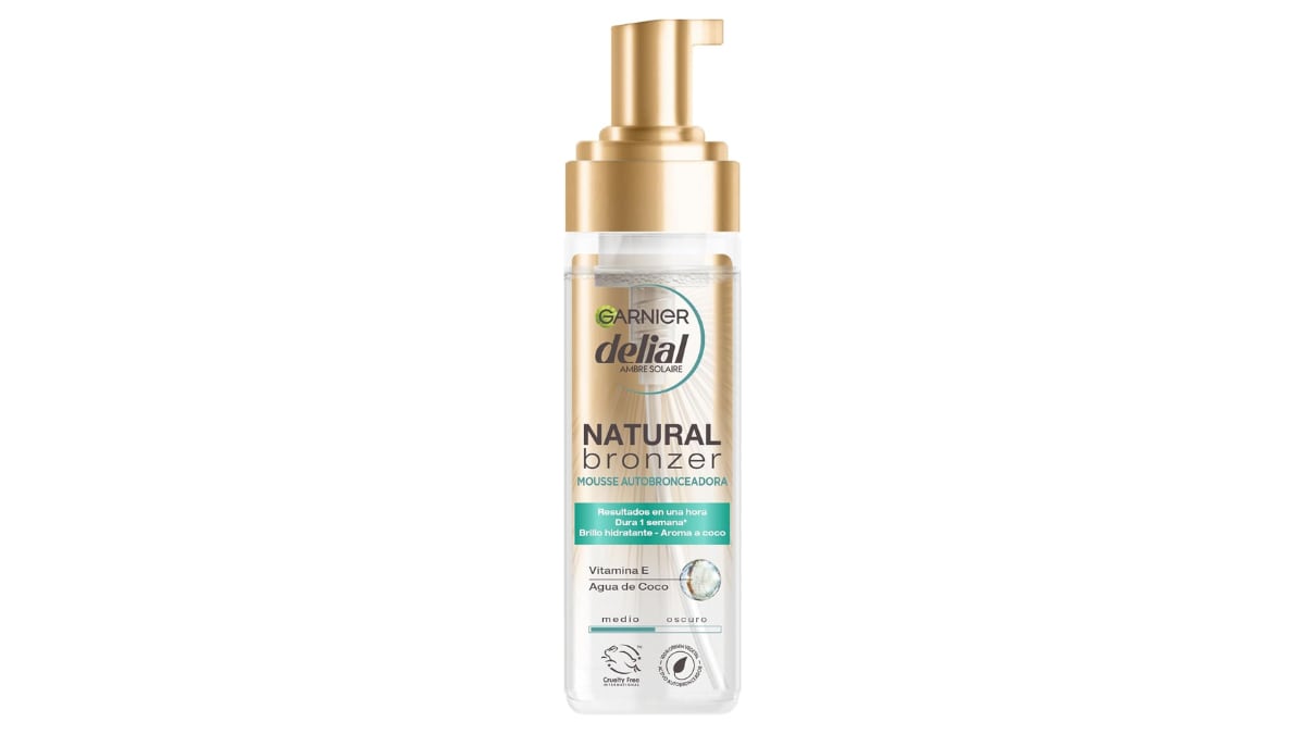 Mousse autobronceadora Natural Bronzer Garnier.