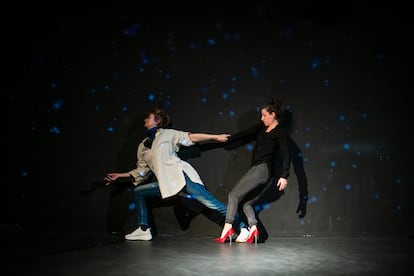 Mónica Runde (izquierda) e Inés Narváez, en un ensayo de 'Nosotras'.