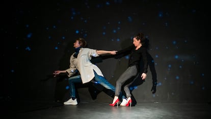 Mónica Runde (izquierda) e Inés Narváez, en un ensayo de 'Nosotras'.