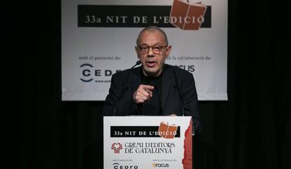 Lluís Pasqual, al recibir el Premio Atlántida.