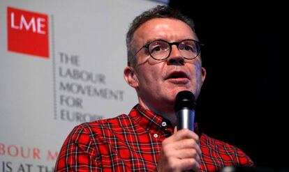 El exnúmero dos del Partido Laborista Tom Watson, en el congreso de Brighton del pasado septiembre.